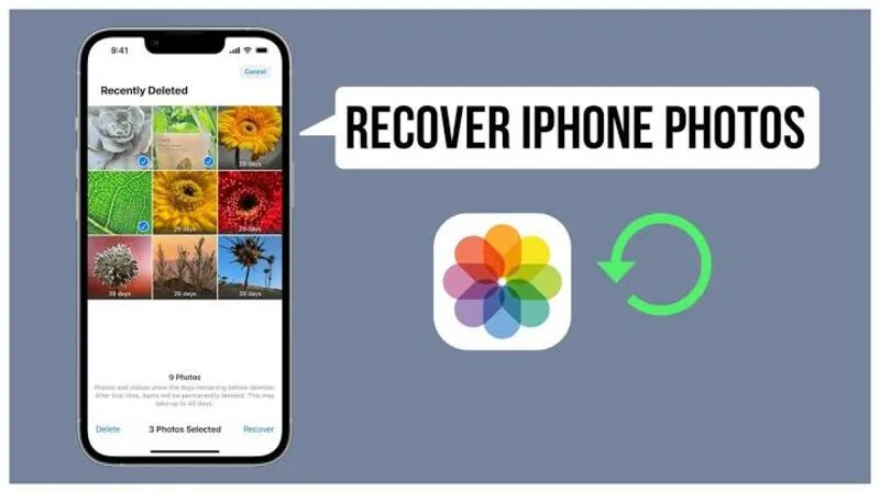 Cách khôi phục ảnh đã xoá trên iPhone phụ thuộc vào thời gian xóa, trạng thái iCloud và bản sao lưu hiện có.